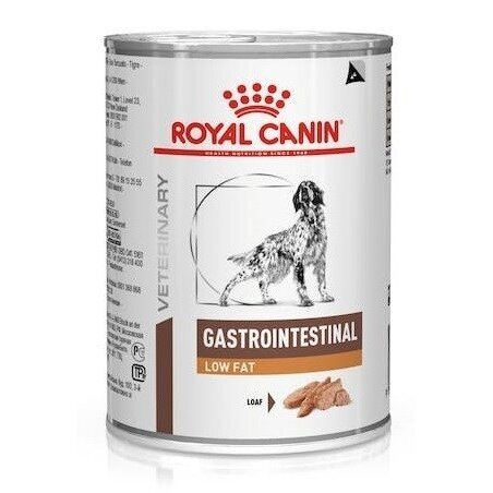 ROYAL CANIN Veterinary Diet Canine Gastrointestinal Low Fat - šlapias šunų ėdalas - 410 g