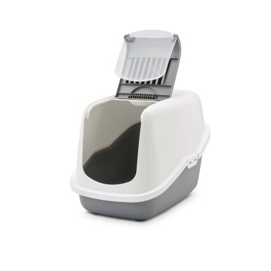 SAVIC Nestor White-Grey uždara katės kraiko dėžė – 56x39x38,5 cm, 1 vnt. 2