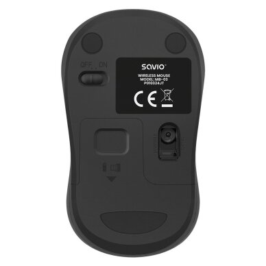 SAVIO MB-03 belaidė pelė 1 SAVIO MB-03 belaidė pelė 1