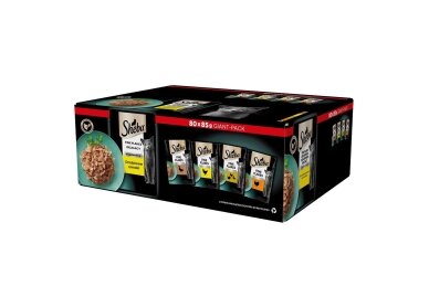 SHEBA Delicacy fjørfesmaker i gelé – våtfôr for voksne katter – 80 x 85 g SHEBA Delicacy fjørfesmaker i gelé – våtfôr for voksne katter – 80 x 85 g