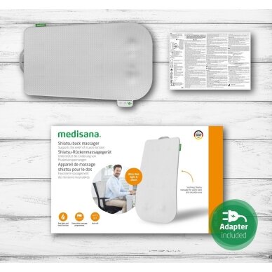 Shiatsu masažo pagalvėlė Medisana MC 600 su šildymo funkcija, pilka 4
