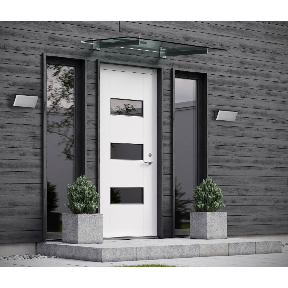 Sieninis Lauko Šviestuvas Nave 4K OWL-7032-4K 1