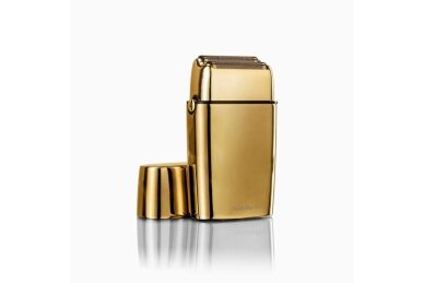 Mobilna golarka akumulatorowa BaByliss PRO Double Foil Metal Shaver Gold FXFS2GE