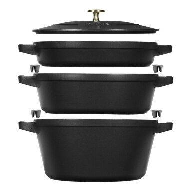 Staub La Cocotte 4,2 L apvalus ketaus troškinimo indas