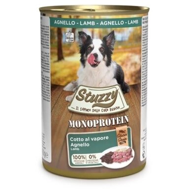 STUZZY Monoprotein Lamb - šlapias šunų ėdalas - 400 g