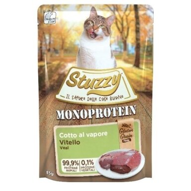 STUZZY Monoprotein Veal - šlapias kačių ėdalas - 85 g