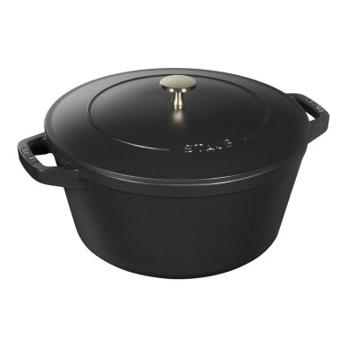 Staub La Cocotte 4,2 L apvalus ketaus troškinimo indas 3 Staub La Cocotte 4,2 L apvalus ketaus troškinimo indas 3