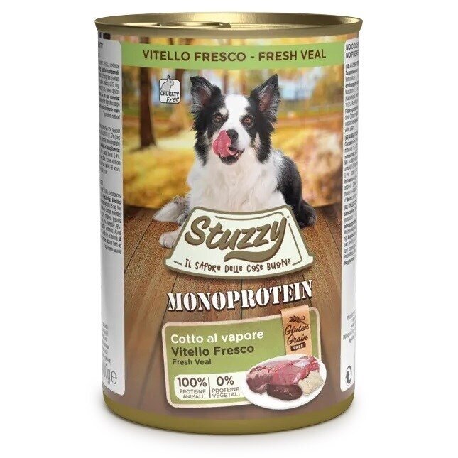 STUZZY Monoprotein Veal - šlapias šunų ėdalas - 400 g