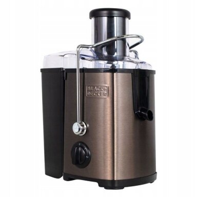 Sulčiaspaudė Black+Decker BXJE600E, 600 W, juoda/sidabrinė