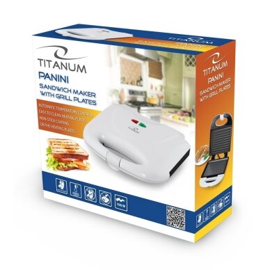 Sumuštinių keptuvė TITANUM TKT004W, 700 W, balta 2