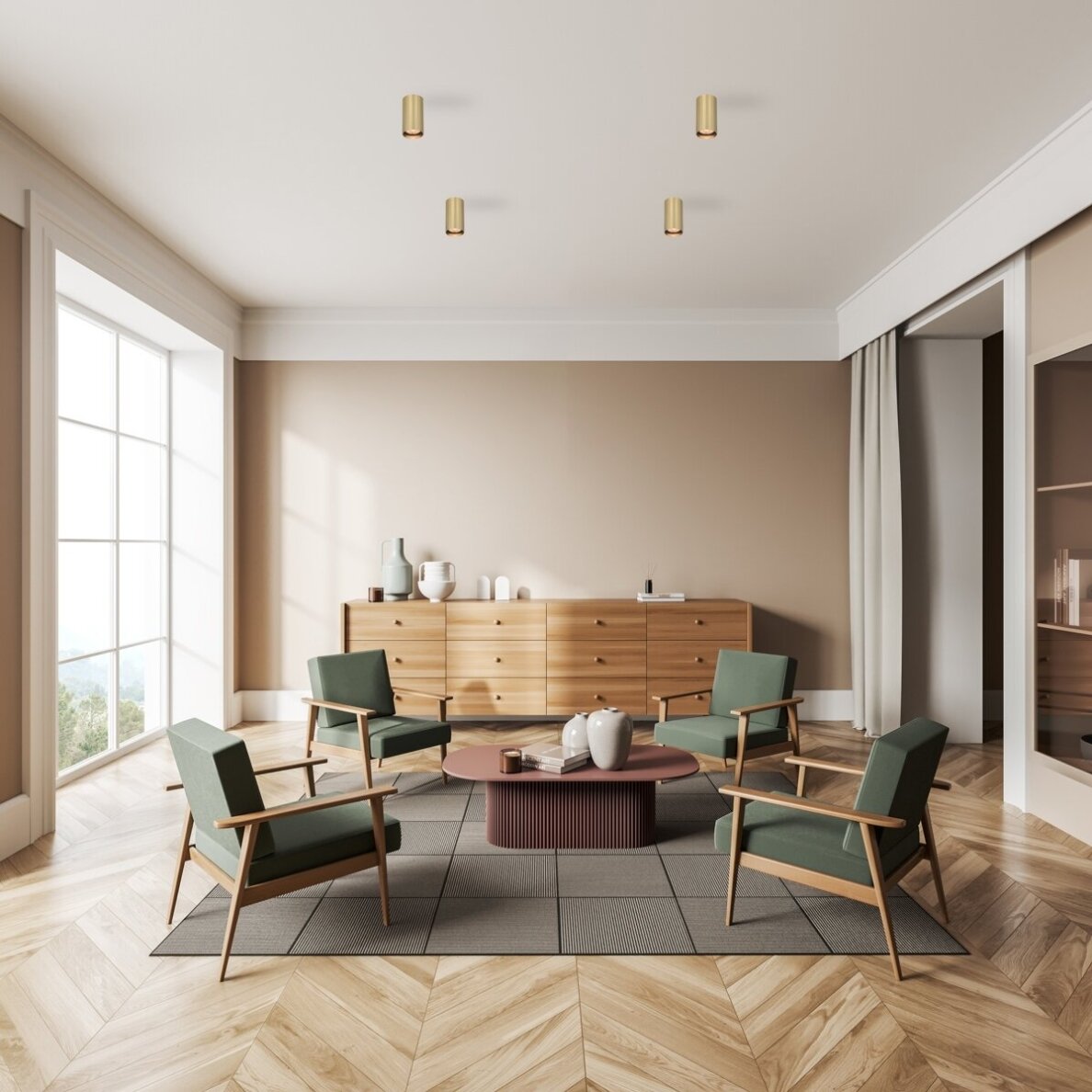 Taškinis Šviestuvas Lopus CLN-48930-S-GD 1