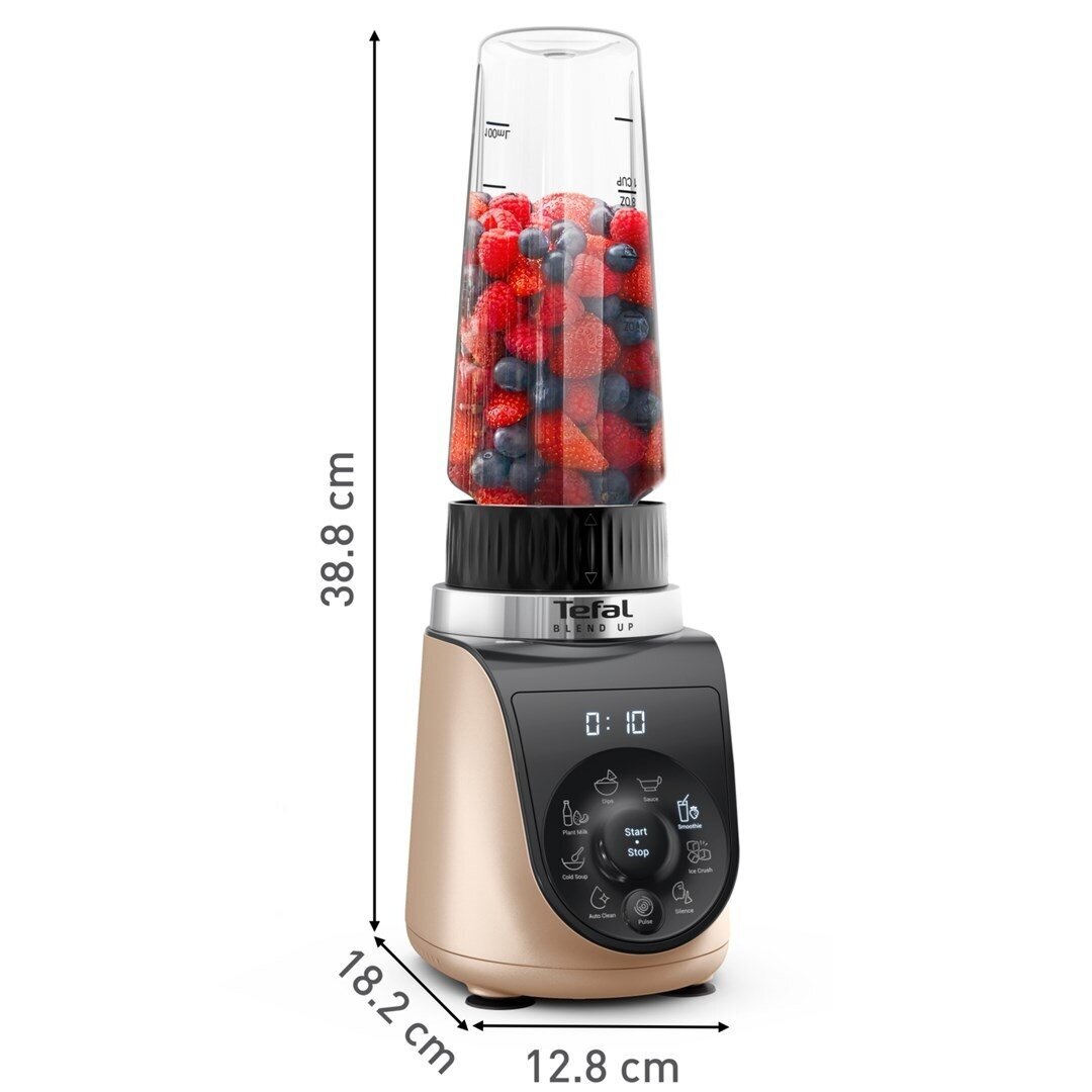 Tefal Blend Up BL190AF0 trintuvas 0,85 l Stalinis trintuvas 1000 W Smėlio spalvos, juodas, permatomas 3