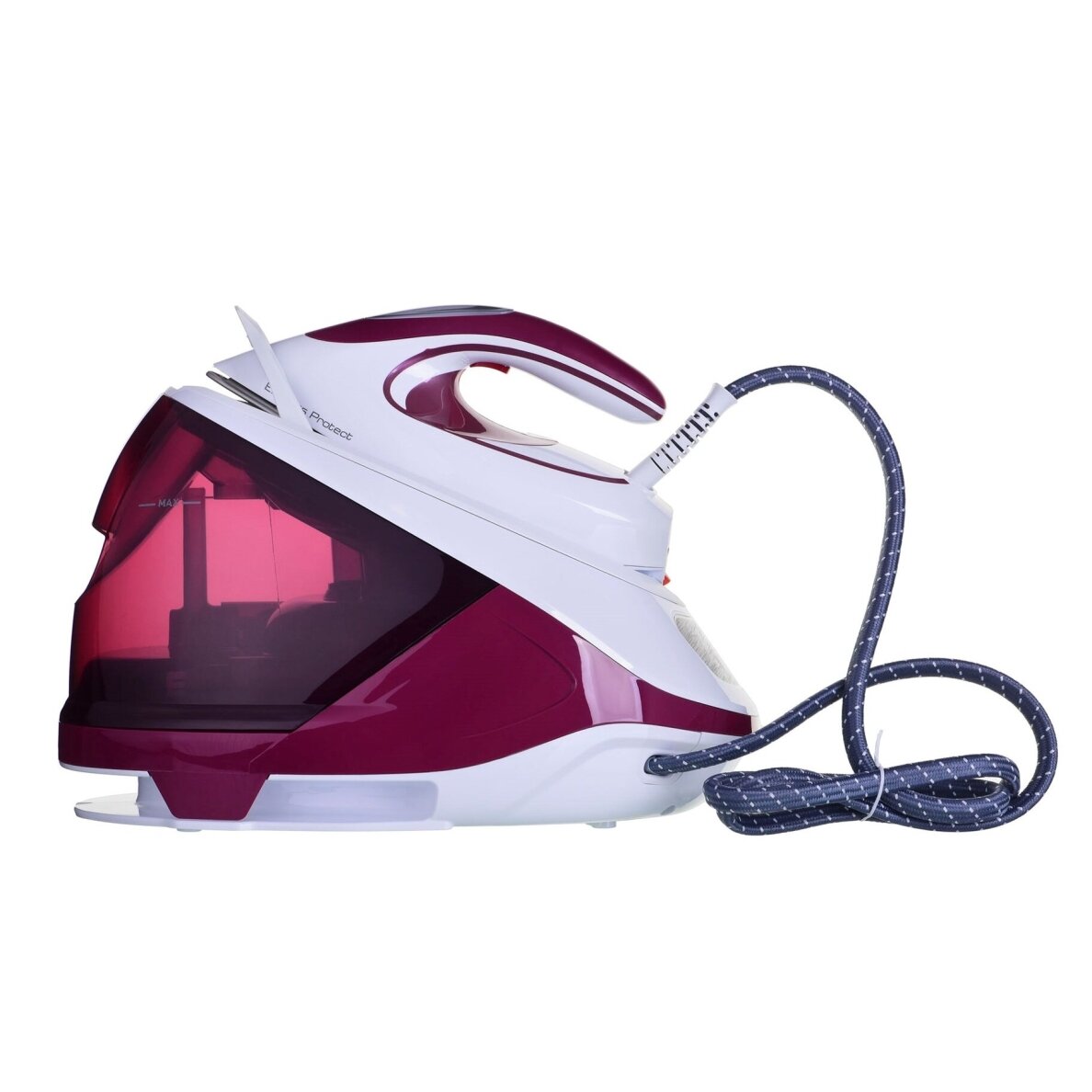 „Tefal Express Protect SV9201E0“ garų lygintuvas, 2800 W, 1,8 l, „Durilium AirGlide Autoclean“ padas, violetinė, balta 4 „Tefal Express Protect SV9201E0“ garų lygintuvas, 2800 W, 1,8 l, „Durilium AirGlide Autoclean“ padas, violetinė, balta 4