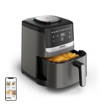 Tefal Easy Fry Silence EY551HE0 gruzdintuvė Vienvietis 5 l Atskirai pastatomas karšto oro gruzdintuvė Juoda, Pilka, Nerūdijančio plieno 1 Tefal Easy Fry Silence EY551HE0 gruzdintuvė Vienvietis 5 l Atskirai pastatomas karšto oro gruzdintuvė Juoda, Pilka, Nerūdijančio plieno 1