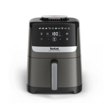 Tefal Easy Fry Silence EY551HE0 gruzdintuvė Vienvietis 5 l Atskirai pastatomas karšto oro gruzdintuvė Juoda, Pilka, Nerūdijančio plieno