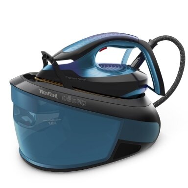 „Tefal Express Vision SV8151“ 2800 W 1,8 l „Durilium AirGlide“ automatinio valymo padas Mėlyna, juoda