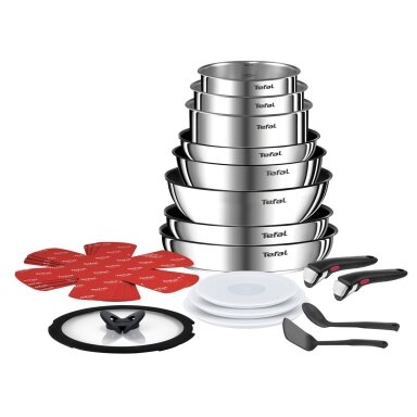 Tefal Ingenio L897SJ04 keptuvių rinkinys 20 vnt.