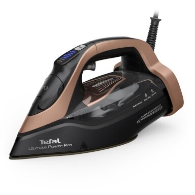 Tefal Ultimate Power Pro FV9E50 Sausas ir garinis lygintuvas Durilium AirGlide Autoclean padas 3200 W Juoda, Vario spalvos