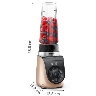 Tefal Blend Up BL190AF0 trintuvas 0,85 l Stalinis trintuvas 1000 W Smėlio spalvos, juodas, permatomas 3 Tefal Blend Up BL190AF0 trintuvas 0,85 l Stalinis trintuvas 1000 W Smėlio spalvos, juodas, permatomas 3