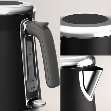 Tefal Collection KI6668E0 elektrinis virdulys 1,7 l 2400 W Juoda 3 Tefal Collection KI6668E0 elektrinis virdulys 1,7 l 2400 W Juoda 3
