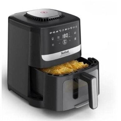 Tefal Easy Fry Silence EY5568E0 gruzdintuvė Vienvietis 5 l Atskirai pastatomas karšto oro gruzdintuvė Juoda, Nerūdijančio plieno Tefal Easy Fry Silence EY5568E0 gruzdintuvė Vienvietis 5 l Atskirai pastatomas karšto oro gruzdintuvė Juoda, Nerūdijančio plieno