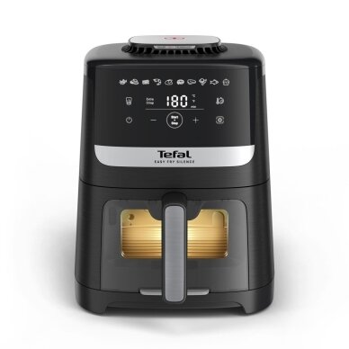 Tefal Easy Fry Silence EY5568E0 gruzdintuvė Vienvietis 5 l Atskirai pastatomas karšto oro gruzdintuvė Juoda, Nerūdijančio plieno 2 Tefal Easy Fry Silence EY5568E0 gruzdintuvė Vienvietis 5 l Atskirai pastatomas karšto oro gruzdintuvė Juoda, Nerūdijančio plieno 2