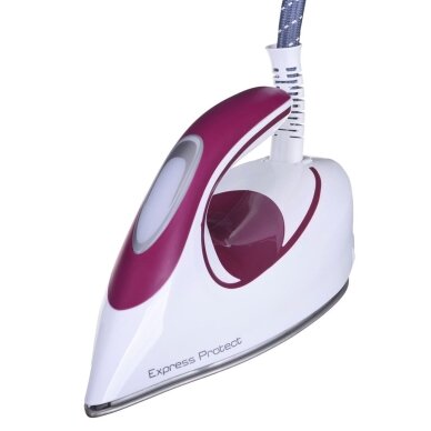 „Tefal Express Protect SV9201E0“ garų lygintuvas, 2800 W, 1,8 l, „Durilium AirGlide Autoclean“ padas, violetinė, balta 3 „Tefal Express Protect SV9201E0“ garų lygintuvas, 2800 W, 1,8 l, „Durilium AirGlide Autoclean“ padas, violetinė, balta 3