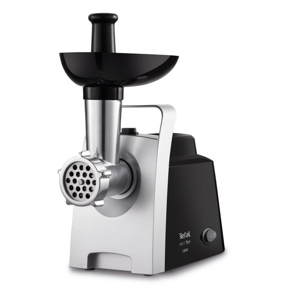 Tefal HV1 NE1098 elektrinė mėsmalė, 1400 W, juoda/sidabrinė Tefal HV1 NE1098 elektrinė mėsmalė, 1400 W, juoda/sidabrinė