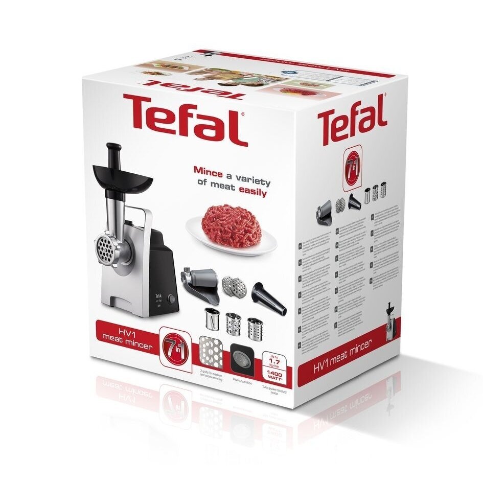 Tefal HV1 NE1098 elektrinė mėsmalė, 1400 W, juoda/sidabrinė 5