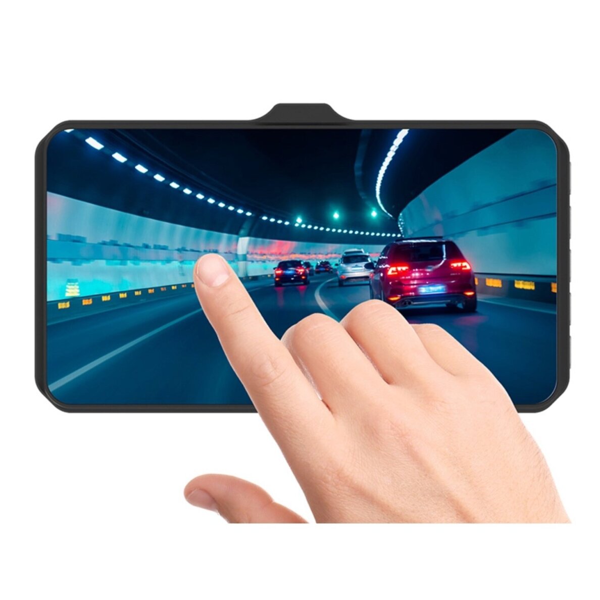 Tracer 4TS Full HD dviejų kamerų vaizdo registratorius, juodas 2