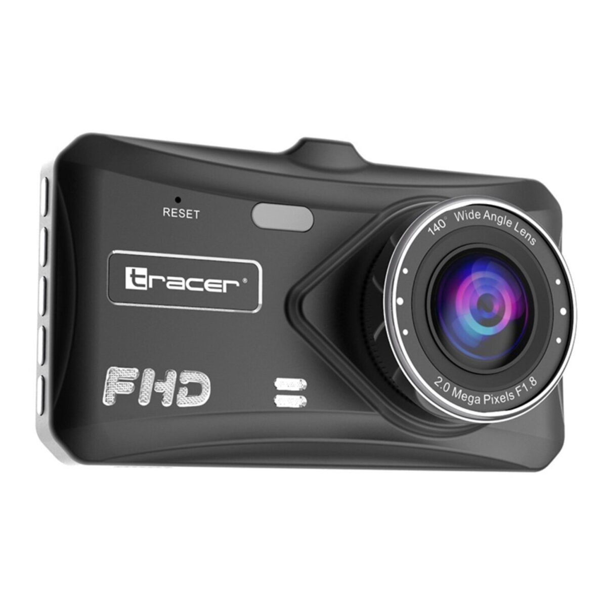 Tracer 4TS Full HD dviejų kamerų vaizdo registratorius, juodas