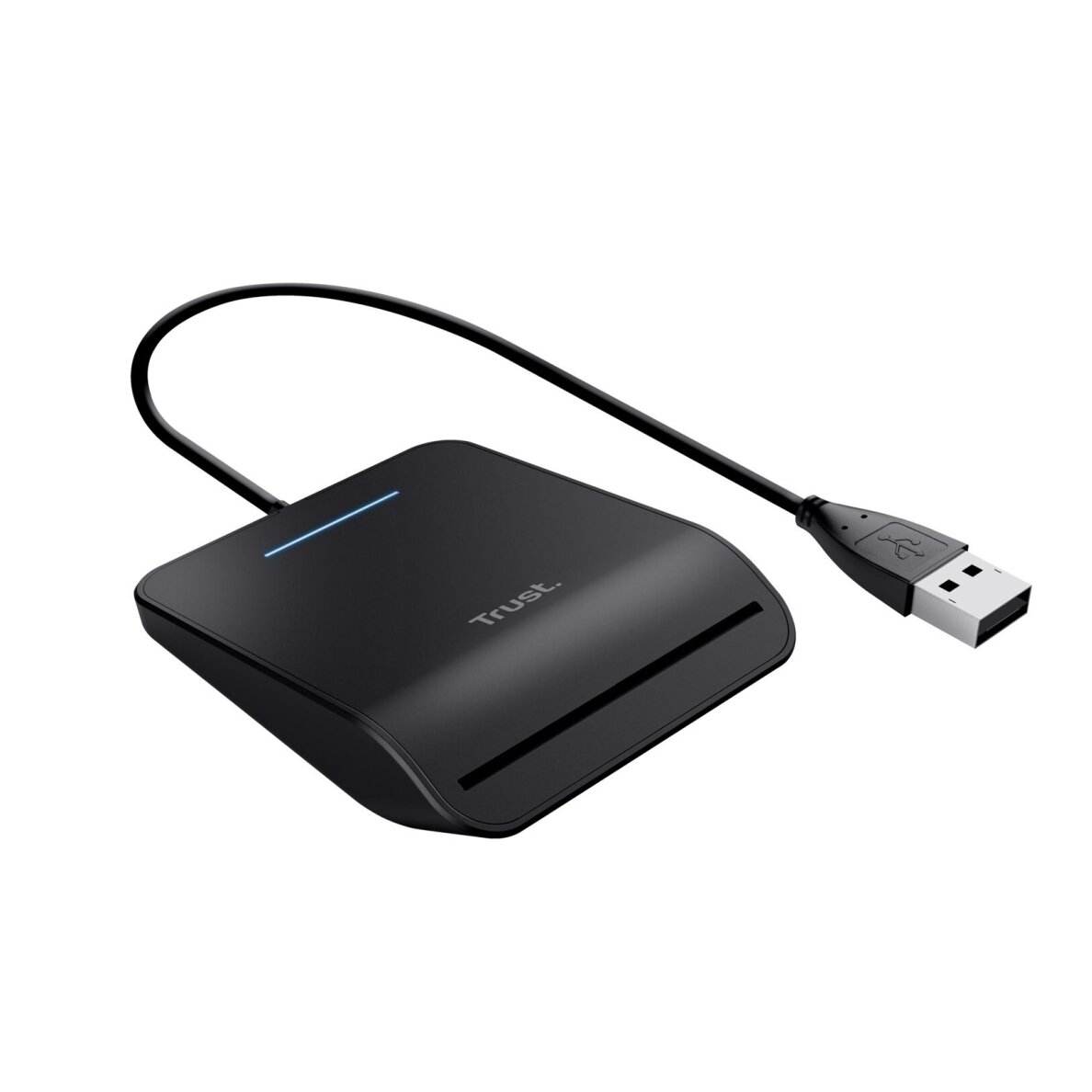 Trust Primo išmanusis lustinių kortelių skaitytuvas, CardBus+USB 2.0, juodas Trust Primo išmanusis lustinių kortelių skaitytuvas, CardBus+USB 2.0, juodas