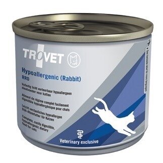 TROVET hipoalerginis RRD kačių ėdalas su triušiena - 200 g TROVET hipoalerginis RRD kačių ėdalas su triušiena - 200 g