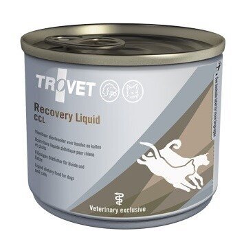 TROVET Recovery Liquid CCL - šlapias ėdalas šunims ir katėms - 190 g TROVET Recovery Liquid CCL - šlapias ėdalas šunims ir katėms - 190 g