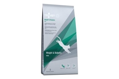 TROVET Weight & Diabetic, 3 kg, for voksne katter, fjærfe og ris