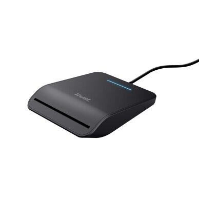 Trust Primo išmanusis lustinių kortelių skaitytuvas, CardBus+USB 2.0, juodas 1 Trust Primo išmanusis lustinių kortelių skaitytuvas, CardBus+USB 2.0, juodas 1