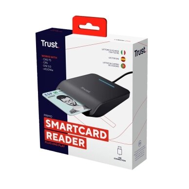 Trust Primo išmanusis lustinių kortelių skaitytuvas, CardBus+USB 2.0, juodas 3 Trust Primo išmanusis lustinių kortelių skaitytuvas, CardBus+USB 2.0, juodas 3