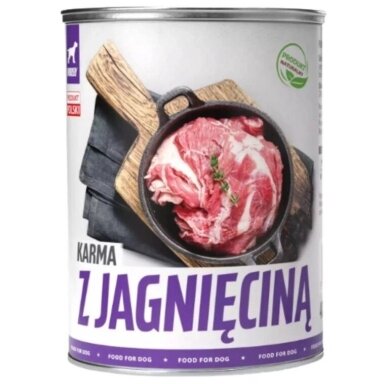 TUF TUF ėrienos maistas - šlapias šunų maistas - 800 g