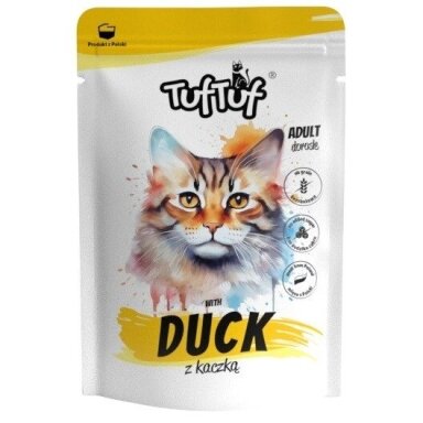 TUF TUF su žąsimi – drėgnas kačių maistas – 100 g