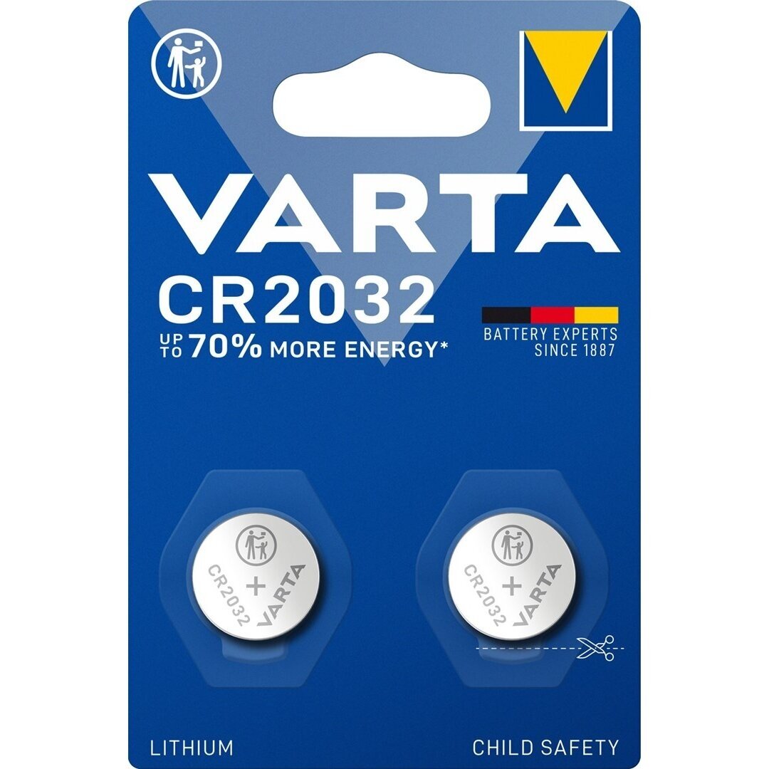 Varta 06032 vienkartinė ličio baterija CR2032 Varta 06032 vienkartinė ličio baterija CR2032