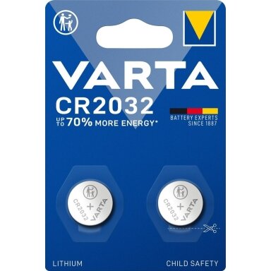 Varta 06032 vienkartinė ličio baterija CR2032