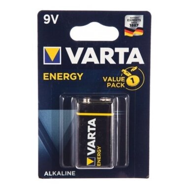 Varta ENERGY 9 V šarminės baterijos