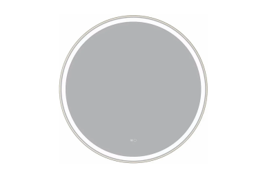 Speil med LED 60CM O-FRAME-MIRROR-1110-ALU