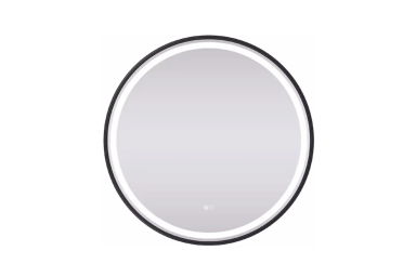 Speil med LED 60CM O-FRAME-MIRROR-1110 BLACK