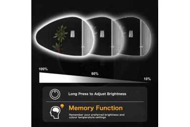 Specchio con LED 80x58CM S-MIRROR-1109 3