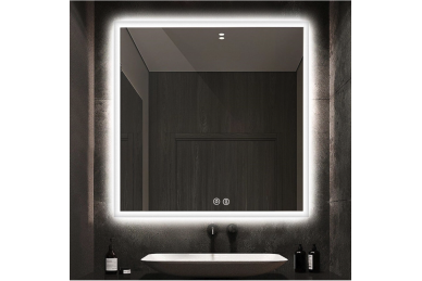 Specchio con LED 80x80CM H-MIRROR-1105 1 Specchio con LED 80x80CM H-MIRROR-1105 1