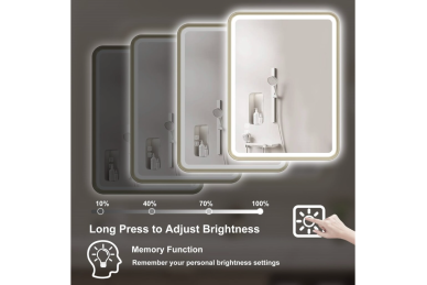 Spiegel mit LED 80x80CM U-FRAME-MIRROR-1111 3