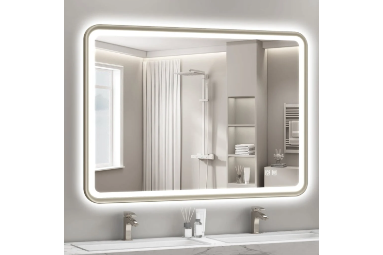 Peili LED:llä 70x50CM U-FRAME-MIRROR-1111 1 Peili LED:llä 70x50CM U-FRAME-MIRROR-1111 1