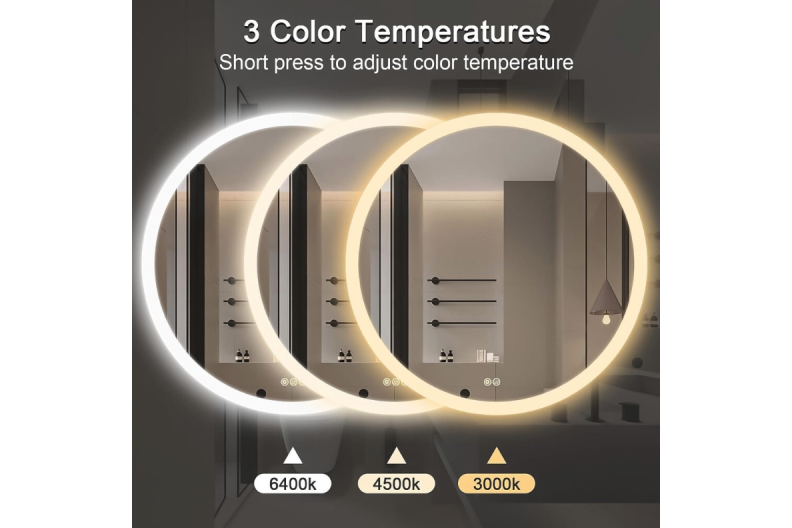 Specchio con LED 60CM O-MIRROR-1108 3 Specchio con LED 60CM O-MIRROR-1108 3