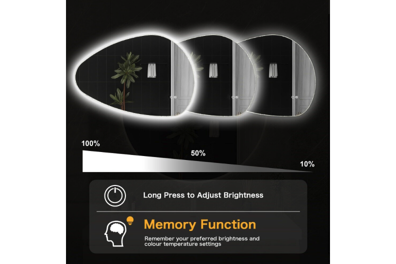 Specchio con LED 80x58CM S-MIRROR-1109 3